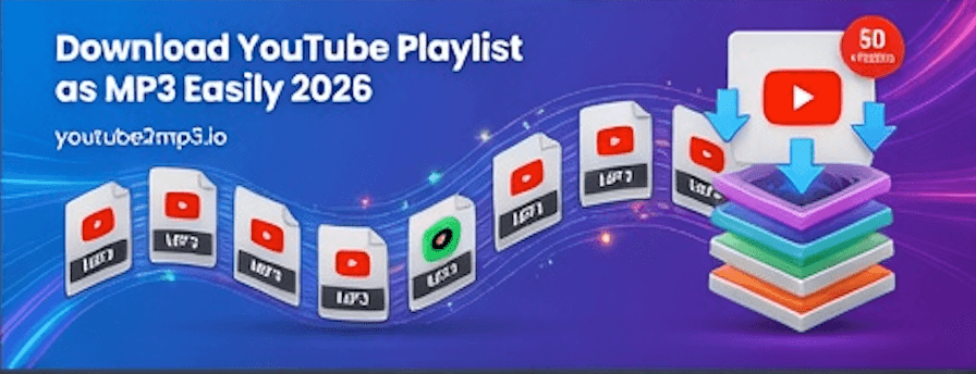 Illustration comparing multiple YouTube to MP3 converter options with speed, quality, and mobile support indicators