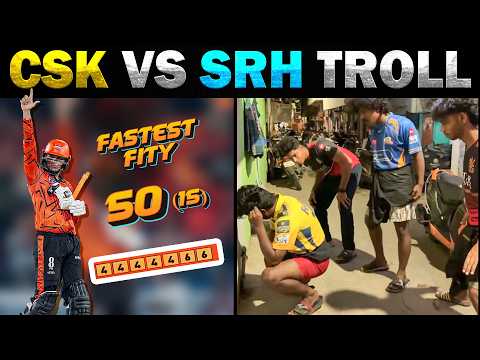 😂 CSK'வ குஜிலி மஸ்து பண்ணிட்டாங்க😂 Abhishek Fastest 50 🔥 CSK VS SRH IPL TROLL 2026 🔥Today Trending thumbnail