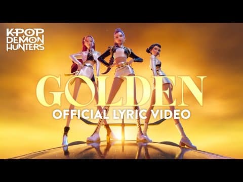 “Golden” Official Lyric Video | KPop Demon Hunters | Sony Animation thumbnail
